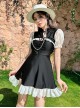 Retro Conservative Lacing Slits Puff Sleeves Split Three-Piece Swimsuit