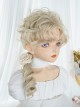 Classic Neutral Sweet Handsome COS Natural Short Curly Hair Classic Lolita Wig
