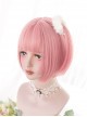 Japanese Cute Daily Short Hair BOBO Head Short Straight Hair Sweet Lolita Wig