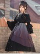 Hibiscus Series Spring Elegant Three-Dimensional Butterfly Embroidery Gradient Petal Hem Classic Lolita Long-Sleeved Dress