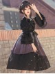 Hibiscus Series Spring Elegant Three-Dimensional Butterfly Embroidery Gradient Petal Hem Classic Lolita Long-Sleeved Dress