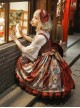 Prophetic Poem Series Multicolor Vintage Cotton Print JSK Classic Lolita Sleeveless Dress