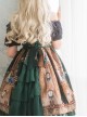 Prophetic Poem Series Multicolor Vintage Cotton Print JSK Classic Lolita Sleeveless Dress