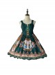 Prophetic Poem Series Multicolor Vintage Cotton Print JSK Classic Lolita Sleeveless Dress