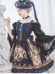 Prophetic Poem Series Multicolor Vintage Cotton Print JSK Classic Lolita Sleeveless Dress