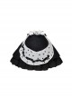 Solid Color Love Print Handmade Beads Ribbon Ruffled Bow-Knot Apron Cute Sweet Lolita Skirt