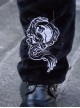 Chinese Style Plush Autumn Winter Warm Metal Rivet Pin Embroidery Dragon Sweet Cool Girl Punk Lolita Leg Covers