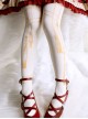 Rope Tassel Bronzing Printing Solid Color Bottoming Spring Autumn Classic Lolita Pantyhose