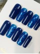 Blue Star Moon Heart-Shaped Sequins Handmade Detachable Finished Manicure Nail Pieces