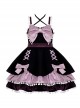 Pure Color Velvet Multicolor Autumn Winter Bowknot Fur Ball Decoration Cute Sweet Lolita Sleeveless Dress