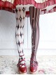 Clown Series Spring Autumn Striped Stars Pumpkin Print Halloween Leggings Gothic Lolita Pantyhose