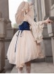 Eternal Life Song Series Spring Chiffon Lace Stitching Cross Halloween Classic Lolita Sleeveless Dress