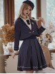 Sakurajima Women's High School Student Series School Style JK Uniform Striped School Lolita Long-Sleeved Shirt Coat Skirt Suit