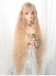 Super Long Instant Noodle Roll Long Curly Golden Sweet Lolita Wig