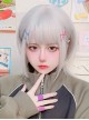 White Cute BOBO Head Fashion Short Straight Hair Sweet Lolita Wig