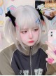 White Cute BOBO Head Fashion Short Straight Hair Sweet Lolita Wig