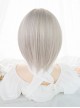 White Cute BOBO Head Fashion Short Straight Hair Sweet Lolita Wig