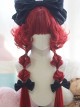 Sweet Lolita Multicolor Jellyfish Head Short Curly Hair Cute Air Bangs Wig