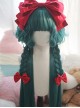 Sweet Lolita Multicolor Jellyfish Head Short Curly Hair Cute Air Bangs Wig