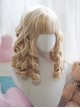 Vintage French Court Gorgeous Roman Roll Multicolor Short Curly Classic Lolita Wig