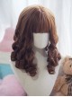 Vintage French Court Gorgeous Roman Roll Multicolor Short Curly Classic Lolita Wig