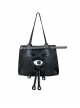 Little Monster Metal Chain Decoration Personalized Large-Capacity Daily Punk Lolita Portable Shoulder Bag