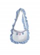 Fresh Ruffled Shoulder Straps Small Flower Accessories Girly All-Match Sweet Lolita Portable Shoulder Bag