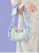 Fresh Ruffled Shoulder Straps Small Flower Accessories Girly All-Match Sweet Lolita Portable Shoulder Bag