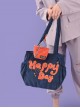 Corduroy Contrast Color Casual Commuting Large Capacity Classic Lolita Shoulder Bag