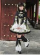 Chinese Style New Chinese Style Improved Han Element Panda Embroidery Hairball Decoration Cute Classic Lolita Sleeveless Dress Suit