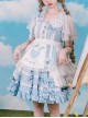 Summer Sweet Polka Dot Lace Love Bowknot Decoration Sweet Lolita Sleeveless Dress