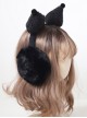 Black Sweet Cool All-Match Kuromi Girl Cute Winter Warm Sweet Lolita Ear Muff