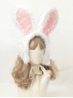 Autumn Winter Windproof Warm Sweet Lolita Plush Rabbit Ears Lacing Ear Muff