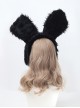 Autumn Winter Windproof Warm Sweet Lolita Plush Rabbit Ears Lacing Ear Muff