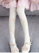 Laurel Rabbit Series Chinese Style Spring Autumn Moon Osmanthus Print Classic Lolita Pantyhose