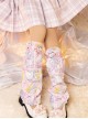 Cartoon Anime JK Uniform Girl Hollow Heart-Shaped Sweet Lolita Leg Covers