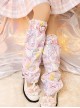 Cartoon Anime JK Uniform Girl Hollow Heart-Shaped Sweet Lolita Leg Covers