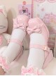 Cube Sugar Cocoa Series Pure Color Elegant Cute Bowknot Square Toe High Heels Sweet Lolita Shoe