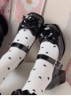 Cube Sugar Cocoa Series Pure Color Elegant Cute Bowknot Square Toe High Heels Sweet Lolita Shoe