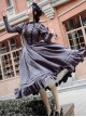 Daily Simple Stand Collar Juliet Sleeve Stripe Retro Metal Photo Frame Hasp Spring Autumn School Lolita Long Sleeve Dress