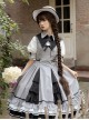 Steel Rose Series Retro Elegant Daily Summer Classic Lolita Short Sleeve Dress