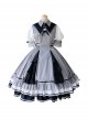 Steel Rose Series Retro Elegant Daily Summer Classic Lolita Short Sleeve Dress