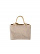 Pastoral Style Imitation Linen Embroidery Simple Classic Lolita Spring Outing Hand Basket