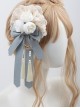 Chinese Style Flower Lace Decoration Bowknot Tassel Classic Lolita Hair Clip