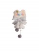 Plush Bear Cute Girly Cloud Bowknot Design Sweet Lolita Hair Clip