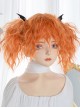 Pumpkin Yellow-Orange Explode Instant Noodle Curly Long Curly Hair Sweet Lolita Wig