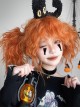 Pumpkin Yellow-Orange Explode Instant Noodle Curly Long Curly Hair Sweet Lolita Wig