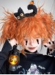 Pumpkin Yellow-Orange Explode Instant Noodle Curly Long Curly Hair Sweet Lolita Wig