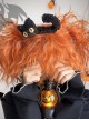 Pumpkin Yellow-Orange Explode Instant Noodle Curly Long Curly Hair Sweet Lolita Wig