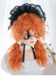 Pumpkin Yellow-Orange Explode Instant Noodle Curly Long Curly Hair Sweet Lolita Wig